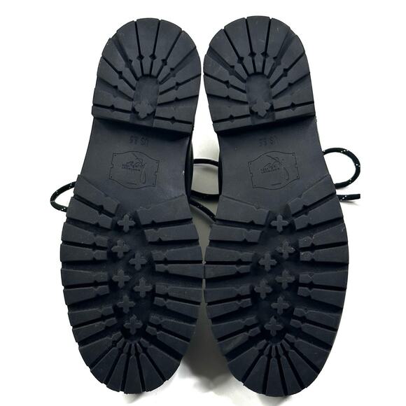 her by Anthony Veer Sophia Black Leather Combat Boots Womens Size 8.5 New $169 - Picture 13 of 13